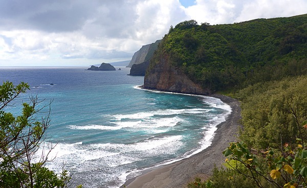 Valle de Pololu en Hawai.