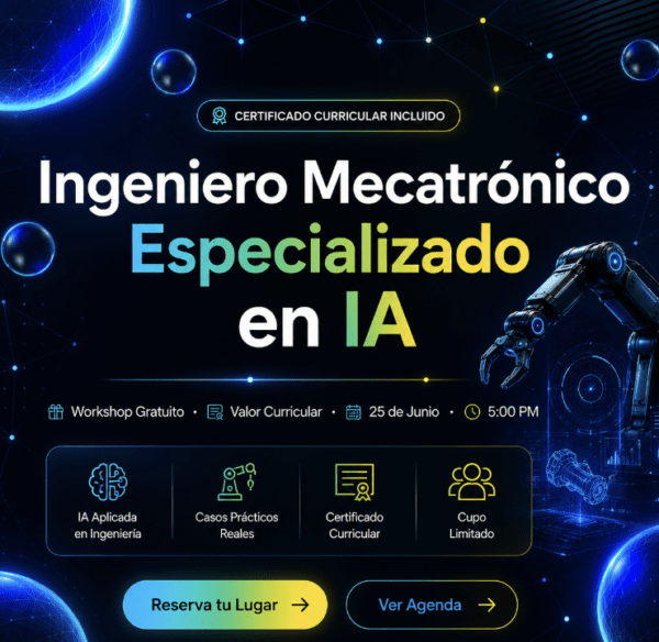 Ingeniería mecatrónica especializada en IA
