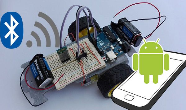 controlar un robot con celular Android en App Inventor