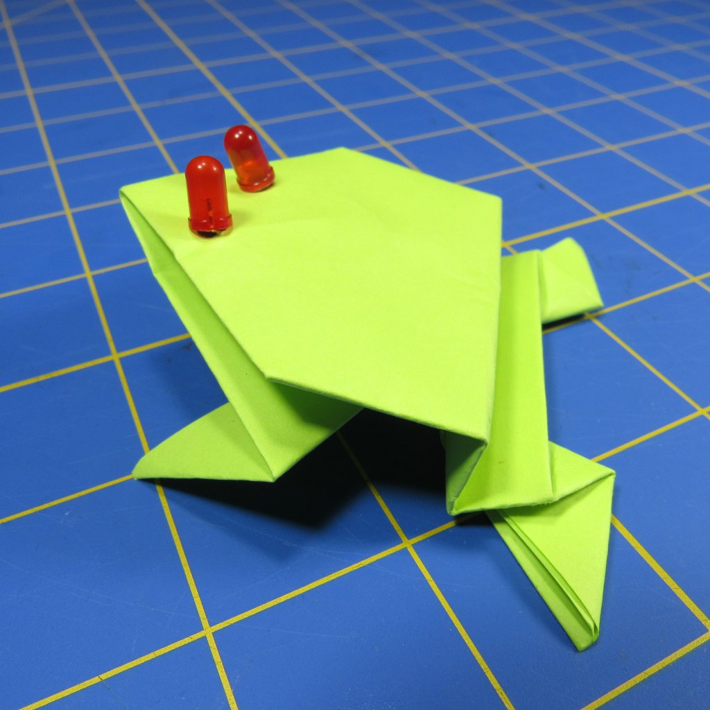 cómo hacer una rana origami
