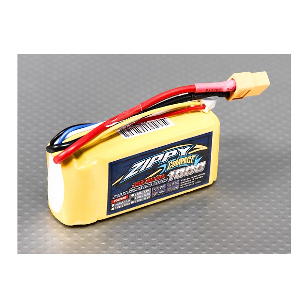 Batería Lipo 1AH 14.8V 1000mAh 4S 35c ZIPPY 1 bateria-lipo-1ah-14-8v-zippy-compact-1000mah-4s-35c