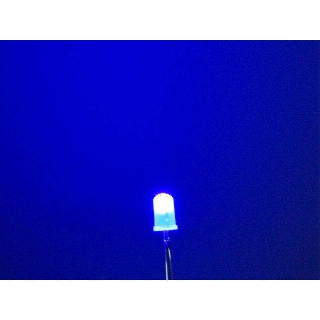 25 pieza LED Diodos emisores Leuchtmittel iluminación de 5 mm Azul Azul Color 30 mA Luz difusa para Arduino Raspberry Pi Manualidades 