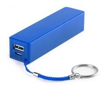 Power Bank 2600 mah Color Azul Portátil