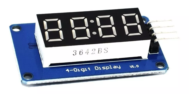 Modulo 4 display 7 Segmentos Serial.