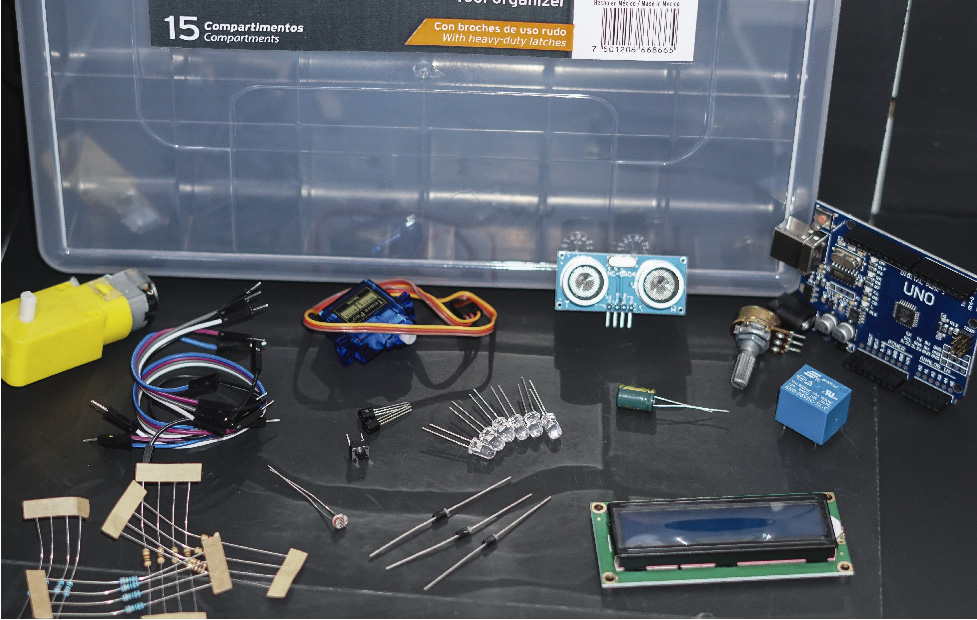 Kit Arduino Basico Principiantes Completo Caja Organizadora