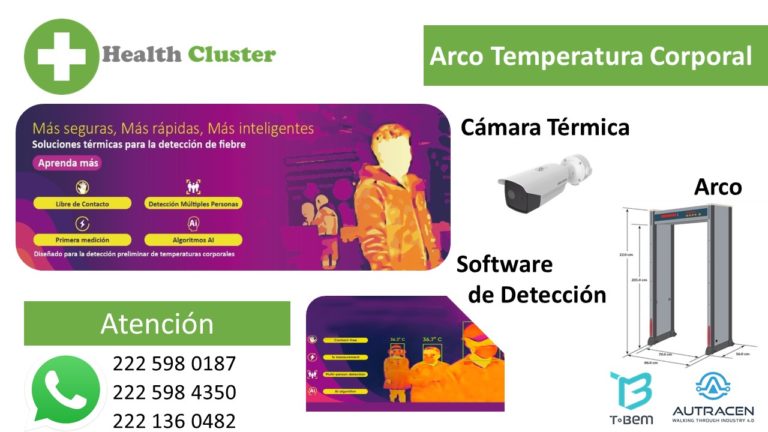 Arco de Temperatura Corporal y Metal / Alarma por temperatura fuera de rango y/o detección de metal - Imagen 5