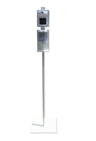 Kit Termómetro infrarrojo de pared y dispensador de gel antibacterial automático