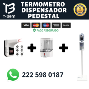 Termometro Infrarrojo y Dispensador de Gel