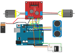 Diagrama Sumobot con Arduino