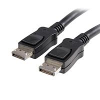 CABLE DE 5M DISPLAYPORT 4K MBR CON CIERRE DE SEGURIDAD MEDIANTE MECANISMO DE BLOQUEO - 2X MACHO DP - LATCHES - NEGRO - STARTECH.COM MOD. DISPL5M 1 CABLE DE 5M DISPLAYPORT 4K MBR CON CIERRE DE SEGURIDAD MEDIANTE MECANISMO DE BLOQUEO - 2X MACHO DP - LATCHES - NEGRO - STARTECH.COM MOD. DISPL5M