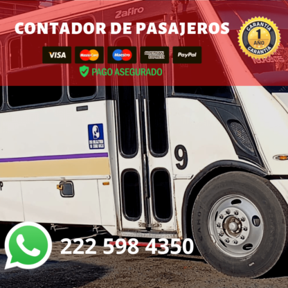 Contador de Pasajeros para Autobuses Mexico