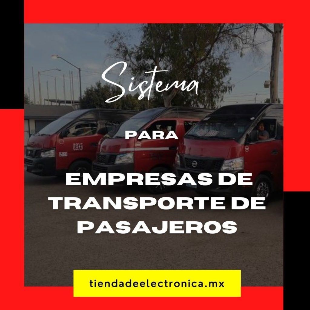 Software para empresas de transporte de pasajeros