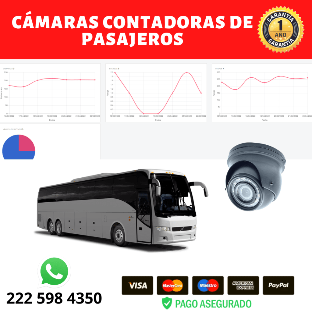 cámaras contador de pasajeros