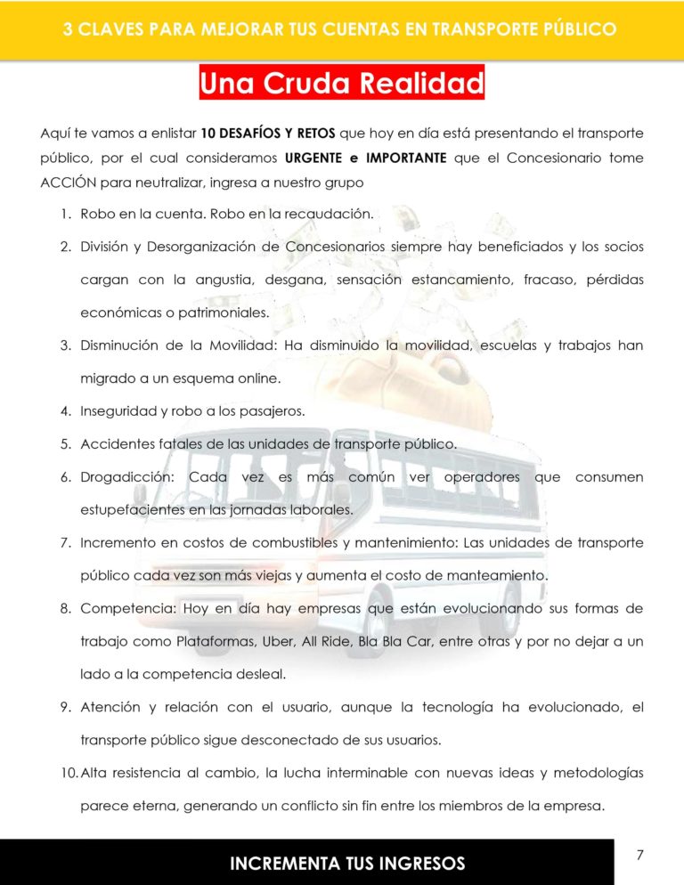 Transporte publico en mexico