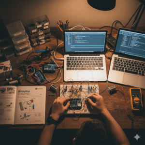 arduino con laptos a lado